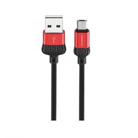 Кабель Borofone BX28 Dignity charging data cable for Micro-USB Red