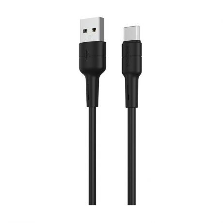 Кабель Borofone BX30 Silicone charging data cable for Type-C Black
