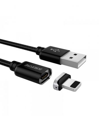 Магнитный кабель Borofone BU1 MagJet USB to Lightning Cable Black