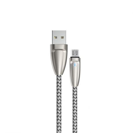 Кабель Borofone BU3 BlinkJet Micro-USB - USB Cable Silver