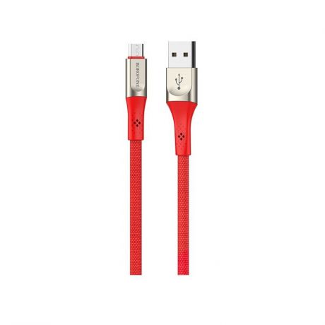 Кабель Borofone BU7 Superior charging data cable for Micro-USB Red