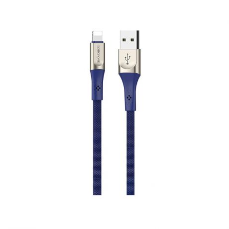 Кабель Borofone BU7 Superior charging data cable for Lightning Blue