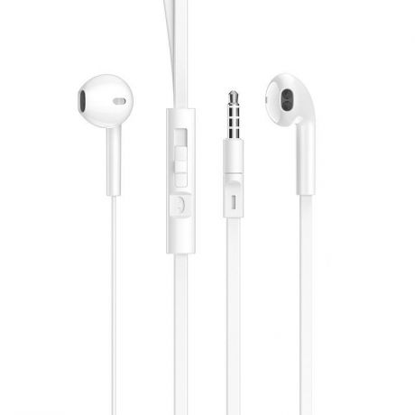 Наушники Borofone BM23 Bright sound universal earphones with mic White