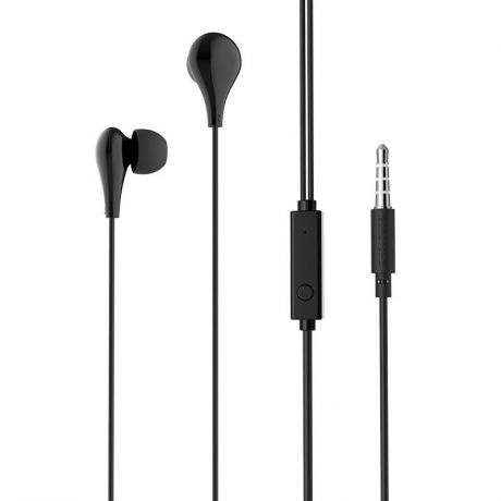 Наушники Borofone BM24 Milo universal earphones with mic Black