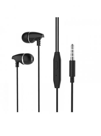 Наушники Borofone BM25 Sound edge universal earphones with mic Black