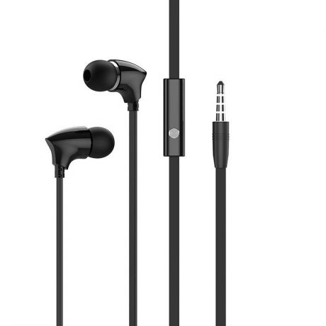 Наушники Borofone BM26 Rhythm universal earphones with mic Black