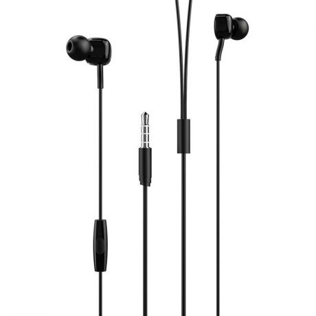 Наушники Borofone BM34 Intelligent Universal earphones with mic 1.2m Black