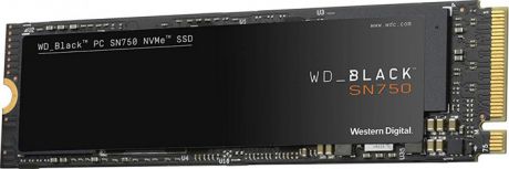 SSD накопитель WD SN750 500GB black, WDS500G3X0C
