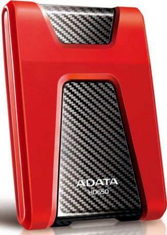 Портативный внешний жесткий диск ADATA HD650 1TB red, AHD650-1TU31-CRD