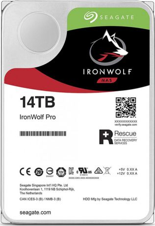 Внутренний жесткий диск Seagate IronWolf Pro 14TB, ST14000NE0008