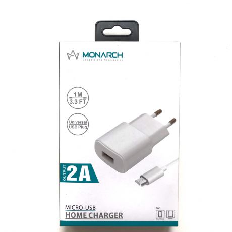 Зарядное устройство 2A Monarch c кабелем для Samsung