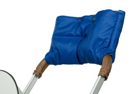 Аксессуар для колясок Чудо-чадо Муфта для рук на коляску флисовая (на липучке), МКФ06-001 синий