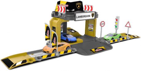 Majorette Парковка Creatix Lamborghini с машинкой
