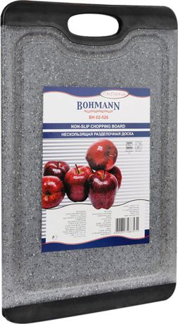 Разделочная доска Bohmann, нескользящая, 02526BH, коричневый, 37,8 х 27 см