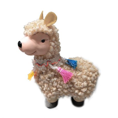 Фигурка декоративная Village People Мечтательная овечка, кремовый, 15 х 12 х 6 см