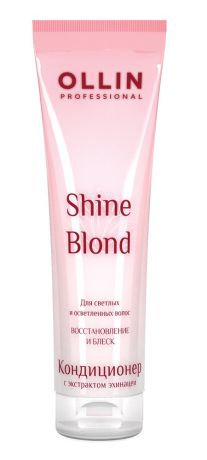 Кондиционер для волос OLLIN PROFESSIONAL SHINE BLOND для блондированных с экстрактом эхинацеи 250 мл