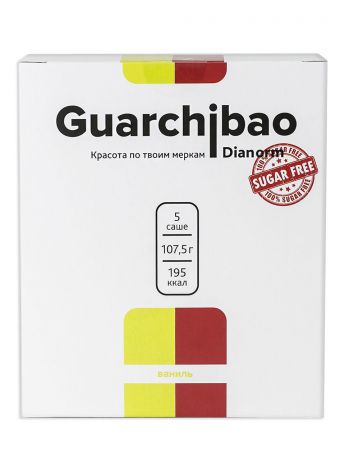 Саше для похудения Guarchibao Dianorm со вкусом ванили 5 саше