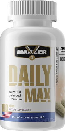 Витаминно-минеральные комплексы Maxler Daily Max, 100 таблеток
