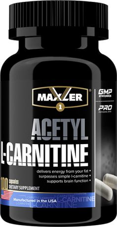 Жиросжигатель Maxler Carnitine Acetyl L, 100 капсул