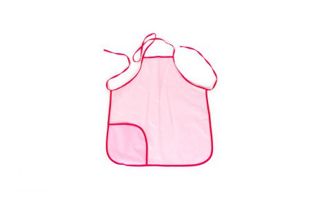 Фартук для детского творчества,рост 110-140см(розовый ,малиновая бейка) Teggy