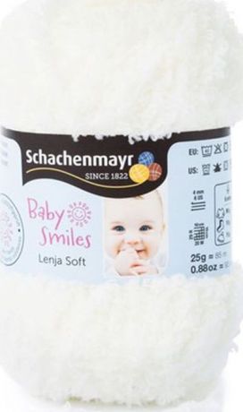 Пряжа для вязания Schachenmayr Baby Smiles Lenja Soft, натуральный (01002), 85 м, 25 г