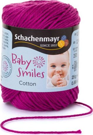 Пряжа для вязания Schachenmayr Baby Smiles Cotton, фуксия (01037), 92 м, 25 г