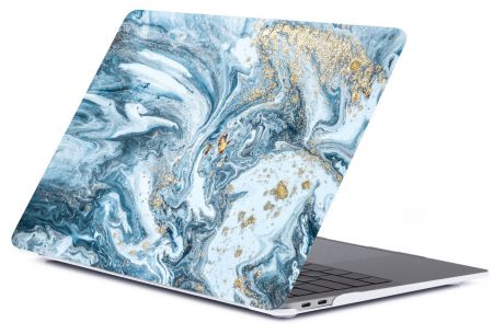 Чехол Gurdini накладка пластик с рисунком стиль 10 для Apple MacBook Pro Retina 13" (2016 year with TouchBar and later),908449,разноцветный