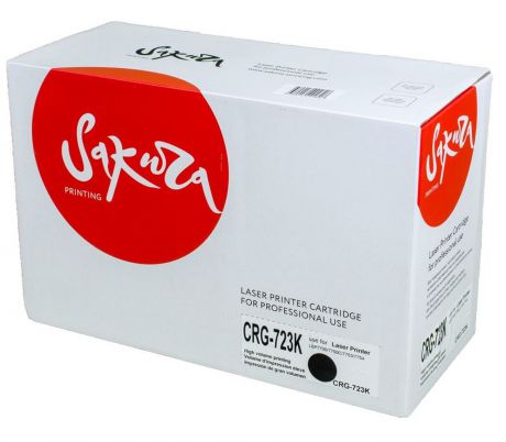 Картридж SAKURA CRG723K для Canon LBP7700/7750C/7753/7754, черный, 5000 к.
