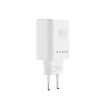 Сетевое зарядное устройство Borofone BA32A Bright power widely compatible charger (EU) White