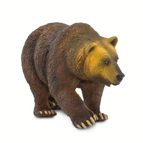 Фигурка бурового медведя Safari Ltd Гризли XL