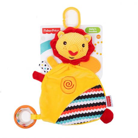 2010895 погремушка Дуду Fisher Price "Львёнок", плюшевая игрушка для детей, игровая развивающая