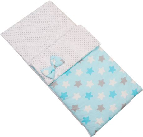Спальный мешок детский AmaroBaby Magic Sleep Небо в звездах, голубой, белый
