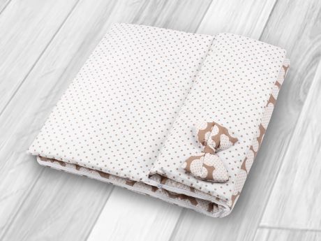 Спальный мешок детский AmaroBaby Magic Sleep Мышонок, кофейный, белый