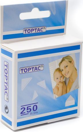 Уголки самоклеющиеся Toptac, FPC-250, бесцветный, 250 шт