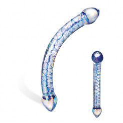 Перламутровый Фаллос с Синими Подснежниками X-Curve