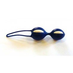 Вагинальные шарики Smartballs Duo, цвет синий