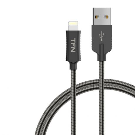 Кабель TFN USB-Apple Lightning 2.4A 1.0 m Steel