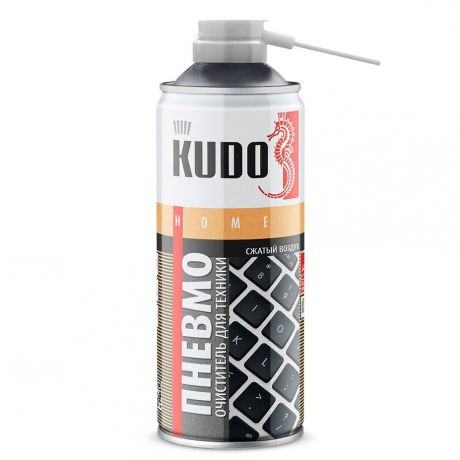 Пневмоочиститель для техники KUDO "Сжатый воздух", 520 мл