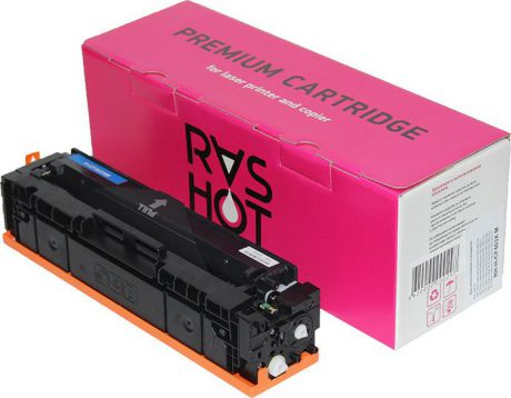 Картридж RasHot RH-H-CF403X M, красный, для лазерного принтера