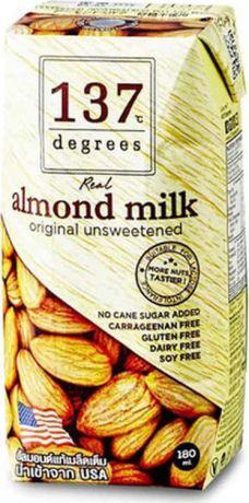 Миндальное молоко 137 Degrees, без сахара, 36 шт х 180 мл