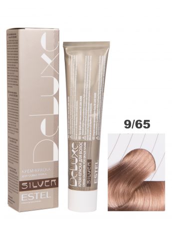 Краска-уход DE LUXE SILVER для окрашивания волос ESTEL PROFESSIONAL 9/65 блондин фиолетово-красный 60 мл