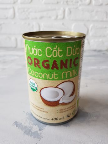 Кокосовое молоко натуральное Organic 73% 400 мл TM VietCOCO жирность 17%