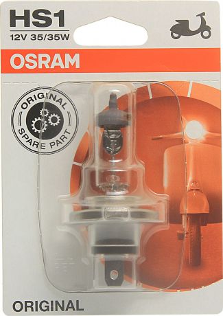 Лампа автомобильная Osram HS1 (35/35) P43t 12V, 6418501B