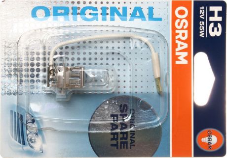 Лампа автомобильная Osram H3 (55) PK22s 12V, 6415101B