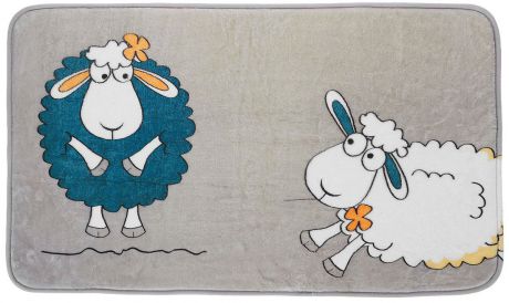 Коврик для ванной комнаты Tatkraft "Funny Sheep", 50 см х 80 см