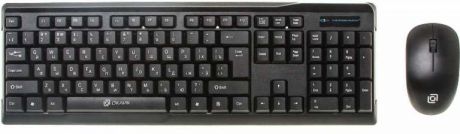 Комплект мышь + клавиатура Oklick 230M, черный