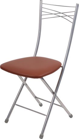 Складной стул Ника, ССН1/3, коричневый