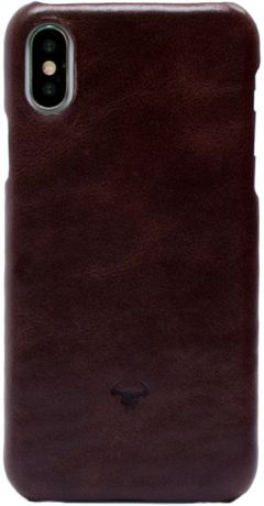 Чехол для сотового телефона TOREO для iPhone XS / X HARDCOVER, 199278, коричневый