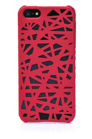 Чехол для сотового телефона Gurdini паутина для Apple iPhone 5/5S/SE, бордовый