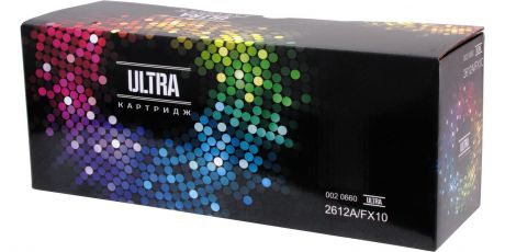Картридж ULTRA №12A Q2612A/FX10, черный, для лазерного принтера